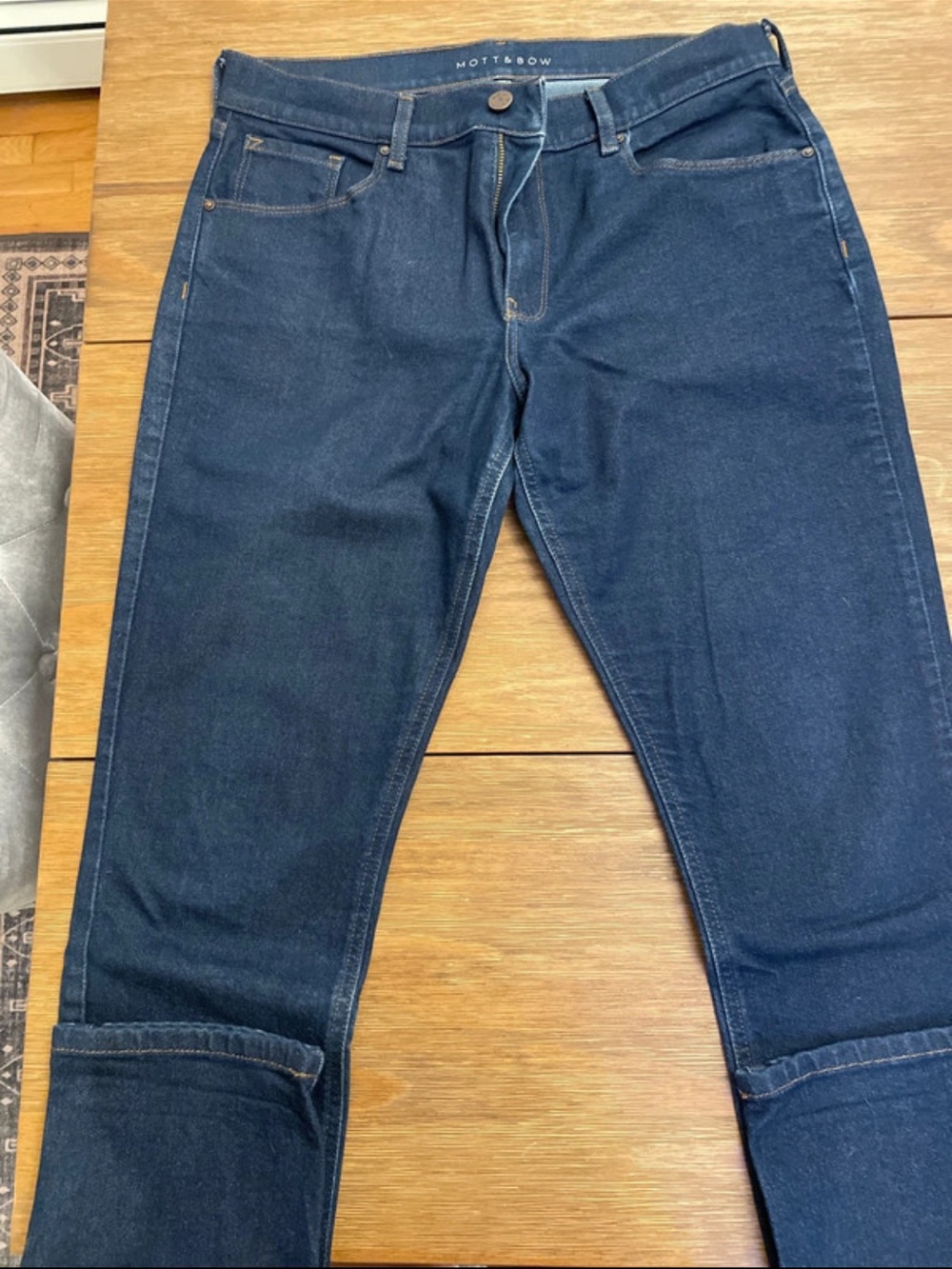 Mott & Bow Dark Blue Boyfriend Jeans for Women
